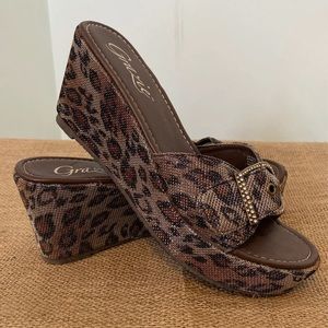 Grazie platform mule sandals